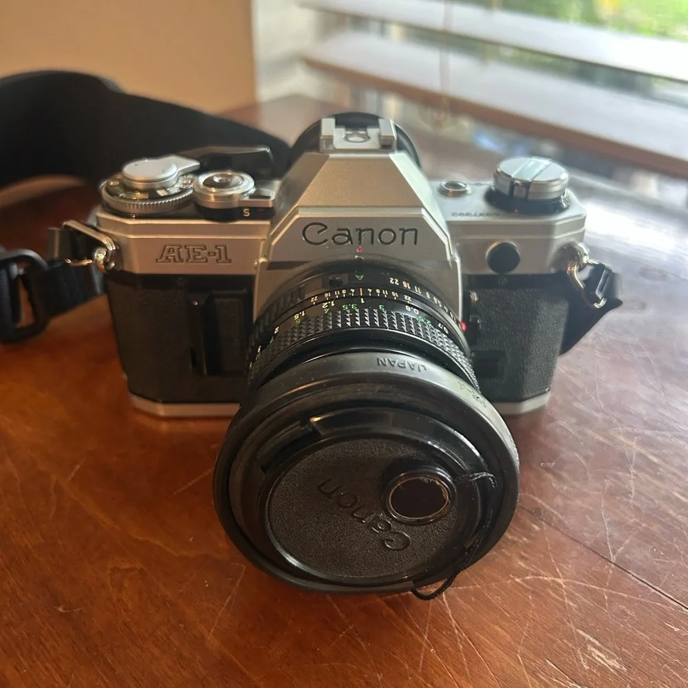 Canon Silver and Black Film Photography Camera
